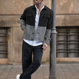 OEM <b>Mens</b> <b>Denim</b> Jean <b>Jacket</b> Casual Outwear Fall <b>Jacket</b> <b>Denim</b> Button up Coat Oversize <b>Denim</b> <b>Jacket</b> for <b>Men</b> acidwash fashion casual - Product Image 6