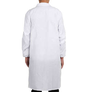 Proveedor de batas blancas para enfermeros de clínica, diseño personalizado de batas de laboratorio para hombres, fábrica de uniformes para personal masculino. - Product Image 5