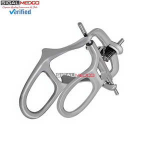 Dental Lab Articulator Chrome Plated Large High Arch Hinge Denture Instrument Adjustable Manual Ergonomic Grip Laboratory - Product Image 4