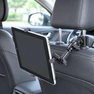 iPad <b>Holder</b> For Truck Aluminum Headrest Mount No-drill 360 Rotation Adjustable Arm Fits 7-13 inch - Product Image 5