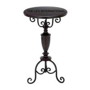 Mesa Auxiliar con Diseño de Caballito de Mar, Estilo Moderno, Perfecta para la Decoración de la Sala de Estar o Uso Central, Mesa de Metal Resistente - Product Image 5