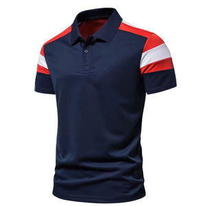 Camisas de Hombre de Algodón Tejido con Parches, Estilo Urbano, Premium, Transpirables, Antiarrugas, Casuales, de Manga Corta, Corte Ajustado y Elegante - Product Image 2