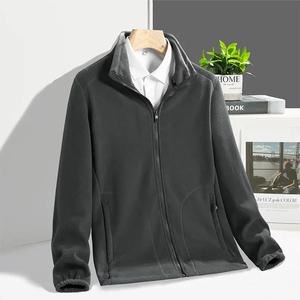 Dernier style – Veste polaire d'hiver à col montant avec logo frontal – Vente en gros – Qualité supérieure – Coupe-vent – Écologique - Product Image 1