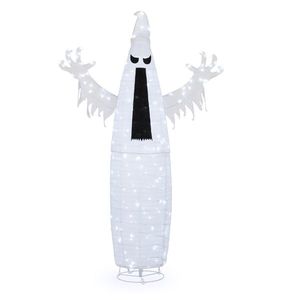 Decorazione di Halloween a Forma di Fantasma Pop-up da 1,8m con 160 LED per Esterni, Decorazioni Uniche per Halloween all'Aperto - Product Image 1