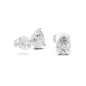 Boucles d'oreilles en or jaune 14 carats avec diamants de laboratoire en forme de poire pour femmes |   Collection de mariage |   Nouveau diamant cultivé - Product Image 5