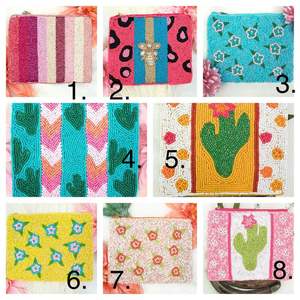 Porte-monnaie en perles de luxe fait main, mini pochette décorative au meilleur prix - Product Image 2