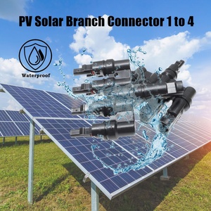 Connecteur en T pour panneaux solaires photovoltaïques 1 à 4T 1000VDC, indice de protection IP67, en cuivre étamé, pour systèmes solaires - Product Image 2