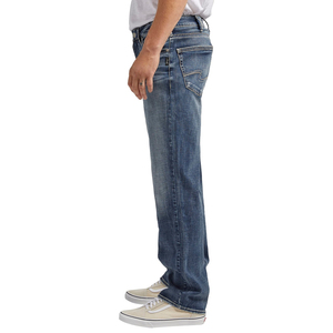 GENERSA SPORTS Jeans Droits Homme Légers de Haute Qualité Style Hip Hop Automne Tissu Corduroy Extensible Délavé à l'Enzyme - Product Image 3