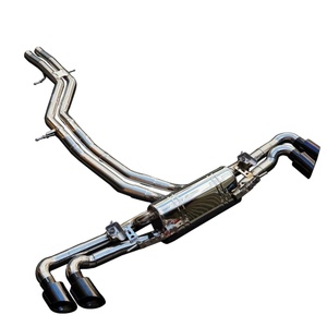 Système d'échappement Catback en acier inoxydable Vortex Racing, finition polie miroir, épaisseur 1,5 mm, soudure en écailles de poisson pour Lamborghini Urus - Product Image 1