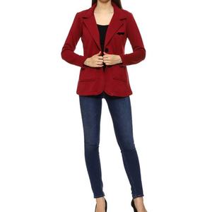 2023 moda alta calidad mujer Blazer Casual manga larga Blazers para mujer para gran oferta - Product Image 6