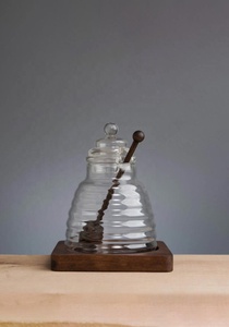 Premium Wooden Eco-Friendly Honey Dipper Stick with <b>Mirror</b> Polish for Camping Honey Jars - Product Image 2