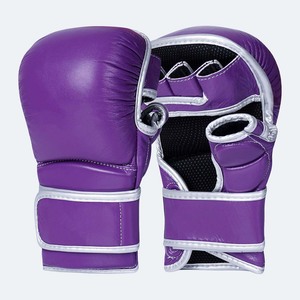 Gants de boxe en cuir pour le MMA et le sparring, avec logo personnalisé, à prix abordables, pour les arts martiaux et le MMA - Product Image 4