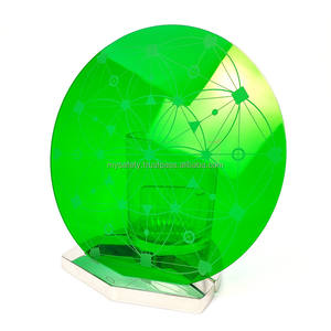 Base de Exhibición Acrílica Personalizable, Plana, Transparente, Iridiscente, Holográfica, Arcoíris, Impresa con UV, Impermeable y Reciclable - Product Image 5