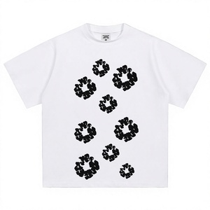 T-shirt en coton à imprimé graphique pour homme, coupe décontractée, streetwear tendance, tissu doux et respirant pour un usage quotidien - Product Image 2
