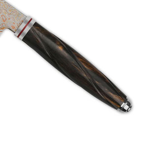 Couteau de cuisine artisanal en cuivre Damas, outil de cuisson professionnel pour la préparation des aliments, pour la maison, le restaurant et la cuisine - Product Image 4