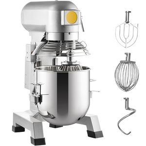 Impastatrice Elettrica Commerciale da 20Qt con Funzione Timer, 750W, Ciotola in Acciaio Inox, Resistente per Applicazioni da Forno - Product Image 1