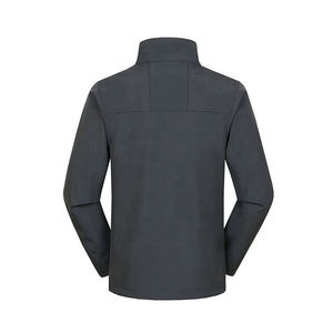 Vornex Industry Color Block Hooded <b>Jacket</b> Softshell Sport Coat Red Grey Contrast Zip Up Athletic Outerwear Team Custom Wholesale - Product Image 5