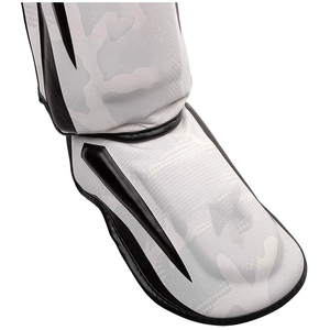 High Quality Custom Logo Leather Shin Pads MMA Leg Foot Protector Muay Thai Kickboxing Shin Guard Karate Martial Arts Training - Product Image 3