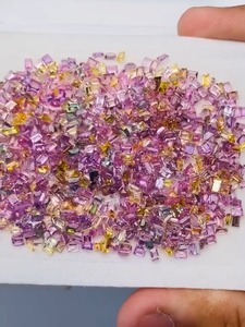 Lote de piedras preciosas de zafiro natural multicolor con corte baguette, 112.70 quilates, calidad AAA con brillo, hermoso multicolor, perfecto para la elaboración de joyas. - Product Image 6