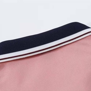 Camisas de Algodón para Hombre, Manga Corta, Calidad Superior, Diseño de Logotipo OEM Personalizado, Color Sólido, Cuello Alto, Ropa de Verano para Hombre, Camisa Polo - Product Image 3