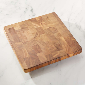 Planche à découper rectangulaire en bois d'acacia massif, plateau à fromage et fruits, avec bord noir de 1,5 cm d'épaisseur - Product Image 4