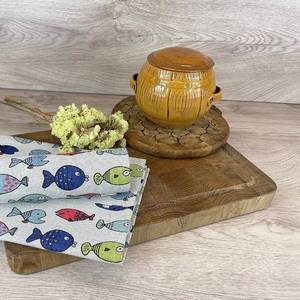 Serviettes de cuisine brodées 100% coton |   Serviettes de cuisine imprimées personnalisées |   Exportateur en gros indien - Product Image 5