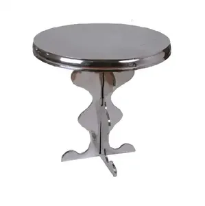 Table d'appoint en aluminium artisanale, meubles en métal, tables de chevet, table d'appoint de canapé, tables décoratives pour salon - Product Image 3
