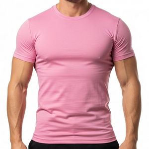 T-shirt de sport pour homme de haute qualité, en coton, léger, respirant, couleurs personnalisées, streetwear décontracté, vente en gros de t-shirts pour homme - Product Image 1