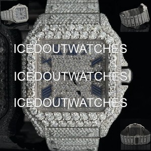 2025 Hot Selling Round Quartz <b>Watch</b> for Men Luxury Diamond Wristwatch Hip-hop <b>Watches</b> <b>Cheap</b> Moissanite <b>Watches</b> - Product Image 2