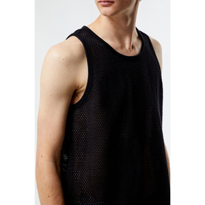 Débardeur Homme Sur Mesure pour l'Été – Fitness Respirant, Tricoté, Design OEM, Col Rond, Sans Manches, Style Urbain, Spandex/Coton - Product Image 2