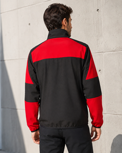 Custom Mens Softshell <b>Jacket</b> Windproof <b>Waterproof</b> Stand Collar Zipper Front Polyester Winter Outdoor <b>Jacket</b> <b>Red</b> Men's <b>jackets</b> - Product Image 5
