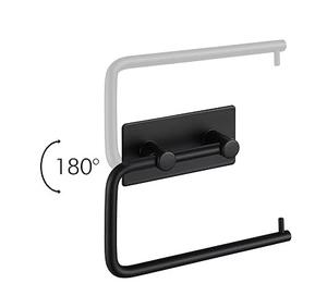 Portarrollos de Papel Higiénico Metálico de Diseño Moderno, Fácil de Limpiar, Autoadhesivo, para Montar en la Pared - Product Image 4