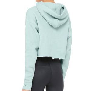 NOUVEAU vente en gros sweat à capuche vierge surdimensionné personnalisé crop top sweats à capuche femme vêtements femmes sweats à capuche - Product Image 3