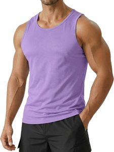 Camiseta sin Mangas para Hombre, Diseño Elegante, Color Rojo, Cuello Redondo, Tejido de Punto, Secado Rápido, Ropa Deportiva, Camiseta Informal, Camiseta Musculosa - Product Image 5