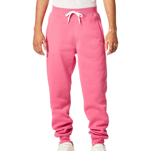 Pantalon de jogging décontracté pour homme en coton mi-lourd avec cordon de serrage et poches, respirant et écologique, couleur unie, idéal pour l'hiver - Product Image 4