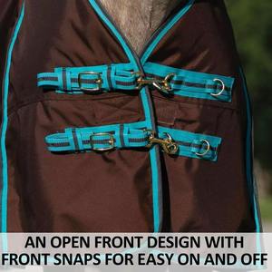 Mantas para Caballos Resistentes, con Exterior de Nailon Ripstop Impermeable, Mantienen a los Caballos Calientes en Interiores, Fáciles de Limpiar, Tejido de Lujo y Comodidad para Protección Diaria - Product Image 5