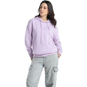 Sudaderas con Capucha para Mujer, Estilo Casual de Invierno, Sudadera Holgada con Capucha, Personalizada con Impresión OEM, de Algodón, Tallas Grandes - Product Image 1