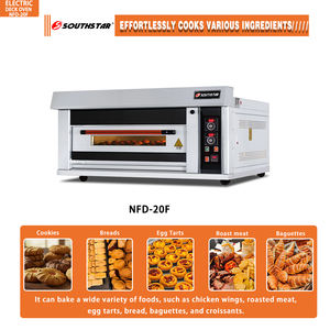 Neuer Southstar Gewerblicher Elektrischer Deckofen 2 Bleche Einfach zu Bedienendes Bedienfeld 380V Maisfreundlich für Perfektes Backen - Product Image 3