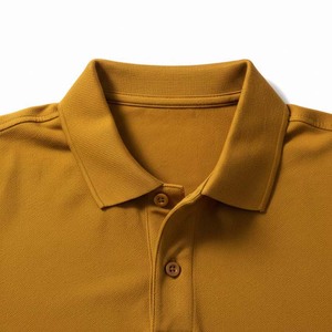 เสื้อโปโลชายสีพื้น แขนสั้น ทรงปกติ สไตล์ลำลอง ผ้าทอ ดีไซน์กระดุม ปรับแต่งได้เต็มที่ เสื้อโปโลชาย - Product Image 4