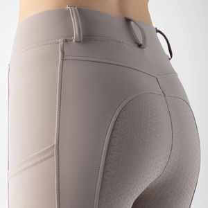High Demand Women Horse Riding Breeches High Waist Full Seat Breathable Four Season Spandex Nylon Leggings OEM Factory - Product Image 6