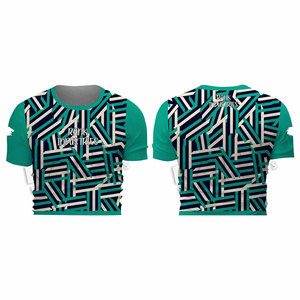 Camisetas cortas de alta calidad y elegantes para mujer, en stock, al por mayor, nuevo diseño, camisetas cortas para mujer, talla adulta - Product Image 3