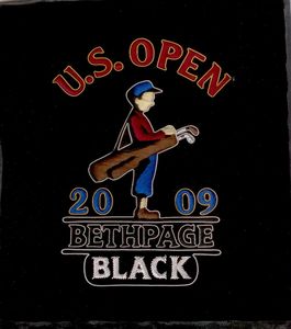 ตราสัญลักษณ์กอล์ฟแฮนด์เมด Bullion Wire Blazer Crest Raintree Country Club สำหรับงาน US Open Bethpage สีดำ - Product Image 5