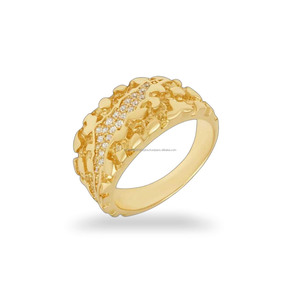 Anillo de Plata de Ley 925 para Él, Anillo de Compromiso con Diamante Moissanita de Corte Brillante Redondo, Estilo Hip Hop, Joyería Brillante - Product Image 3