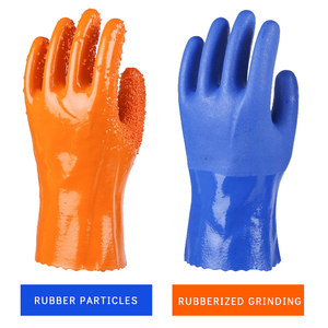 Guantes Recubiertos de PVC con Agarre Texturizado en la Palma, Forro de Punto Flexible y Revestimiento Duradero para Manipulación Industrial y Tareas de Trabajo Generales - Product Image 5