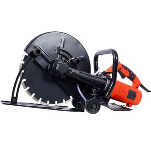 Sega Elettrica per Calcestruzzo a Umido/Secco da 14 Pollici con Rullo Guida e Attacco per Linea dell'Acqua - Product Image 6