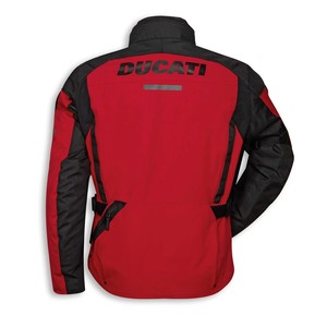 เสื้อแจ็คเก็ตมอเตอร์ไซค์ Ducati รุ่น Men's Spring CE  แบบมีเกราะป้องกัน ระบายอากาศได้ดี กันน้ำ ผลิตจากผ้า Cordura คอทรงโอ ปิดด้วยซิป  โลโก้ด้านหน้า ของแท้จากโรงงาน - Product Image 2