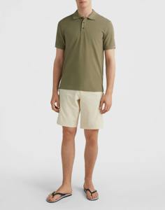 Camisas de Golf de Punto 100% Algodón para Hombre - Color Verde Oliva Sólido, Manga Corta, Verano, con Logotipo Personalizado Bordado, Antiarrugas - Product Image 3