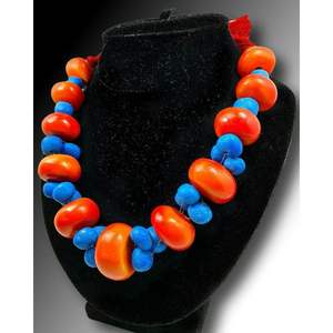 Collier élégant en résine et bois, style empilable, accessoires de mode en cristal - Product Image 6