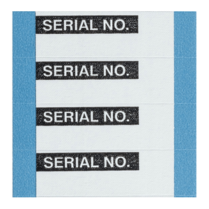 Self-Adhesive Write-On Serial <b>Number</b> Labels for Lab & Industrial ID Durable 1000 Pcs - Product Image 1