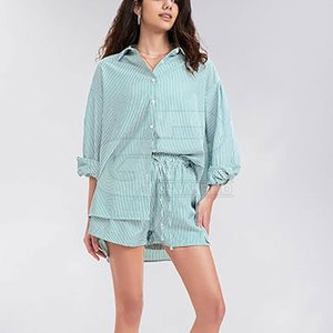Holiday Style 2026 <b>Women</b> Summer <b>Shorts</b> Set Trendy Two Piece <b>Short</b> <b>Suit</b> With Lightweight Fabric Comfortable Vacation Wear - Product Image 6